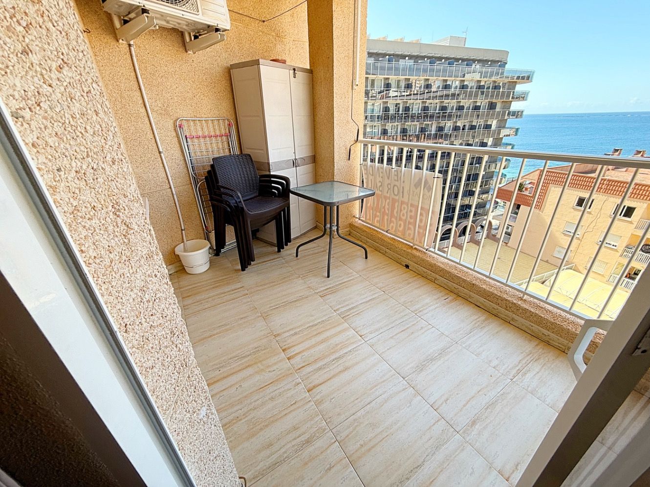 Appartement central avec vue sur la mer et terrasse