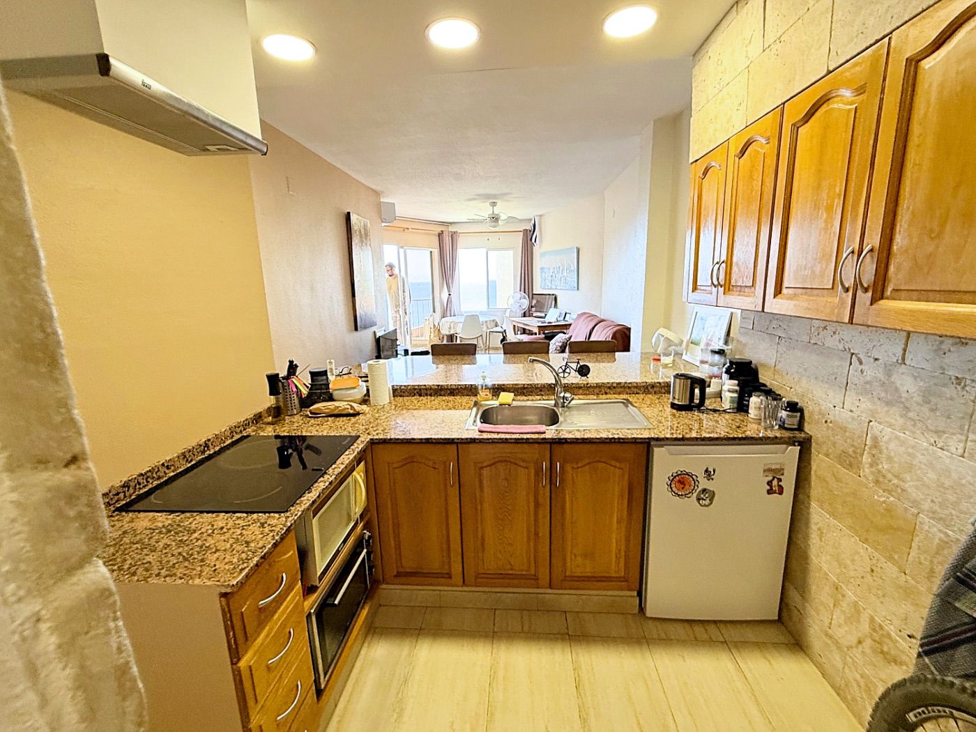 Appartement central avec vue sur la mer et terrasse