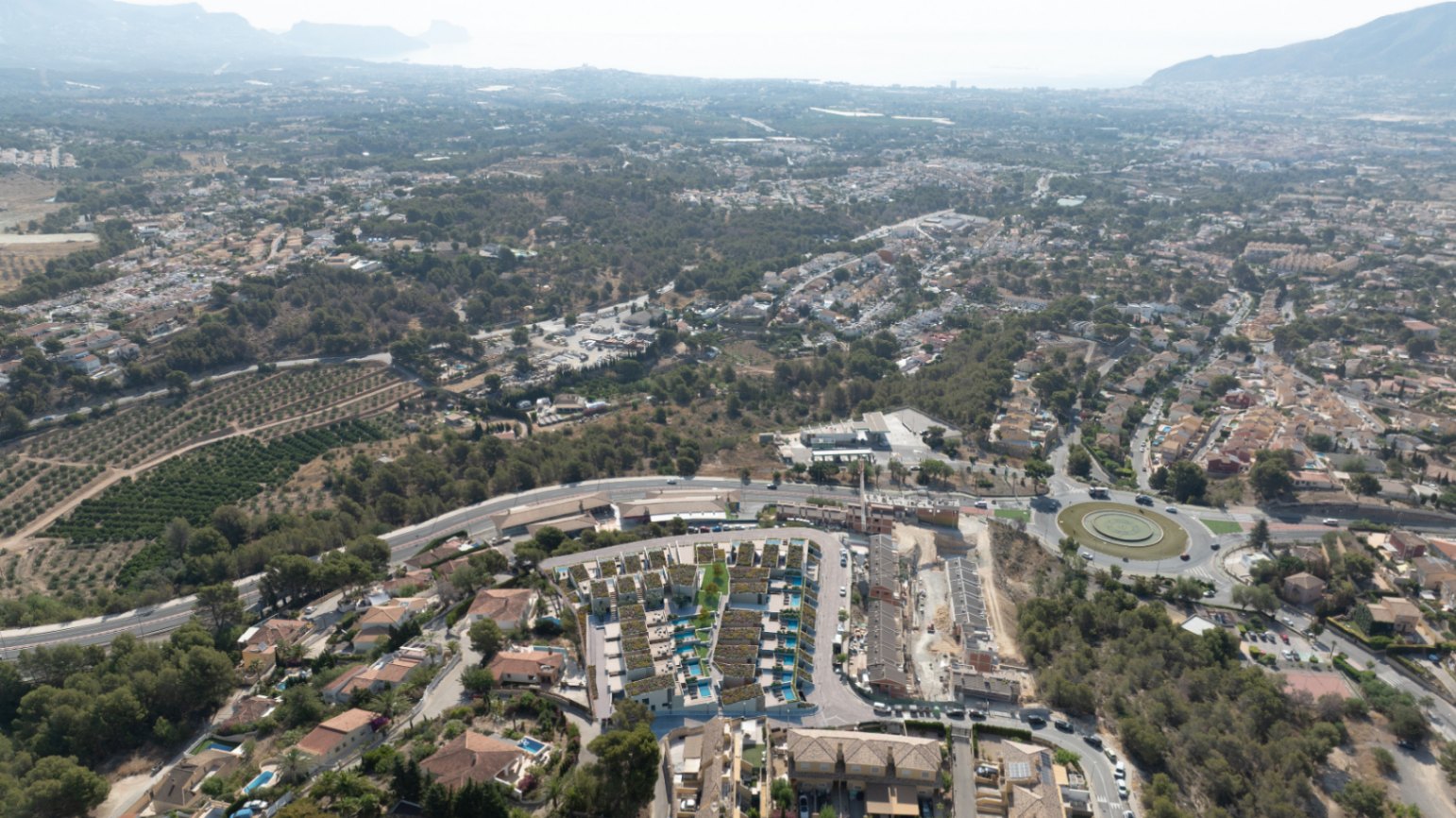 ¡Nuevas villas en La Nucía con vistas al mar y a las montañas!