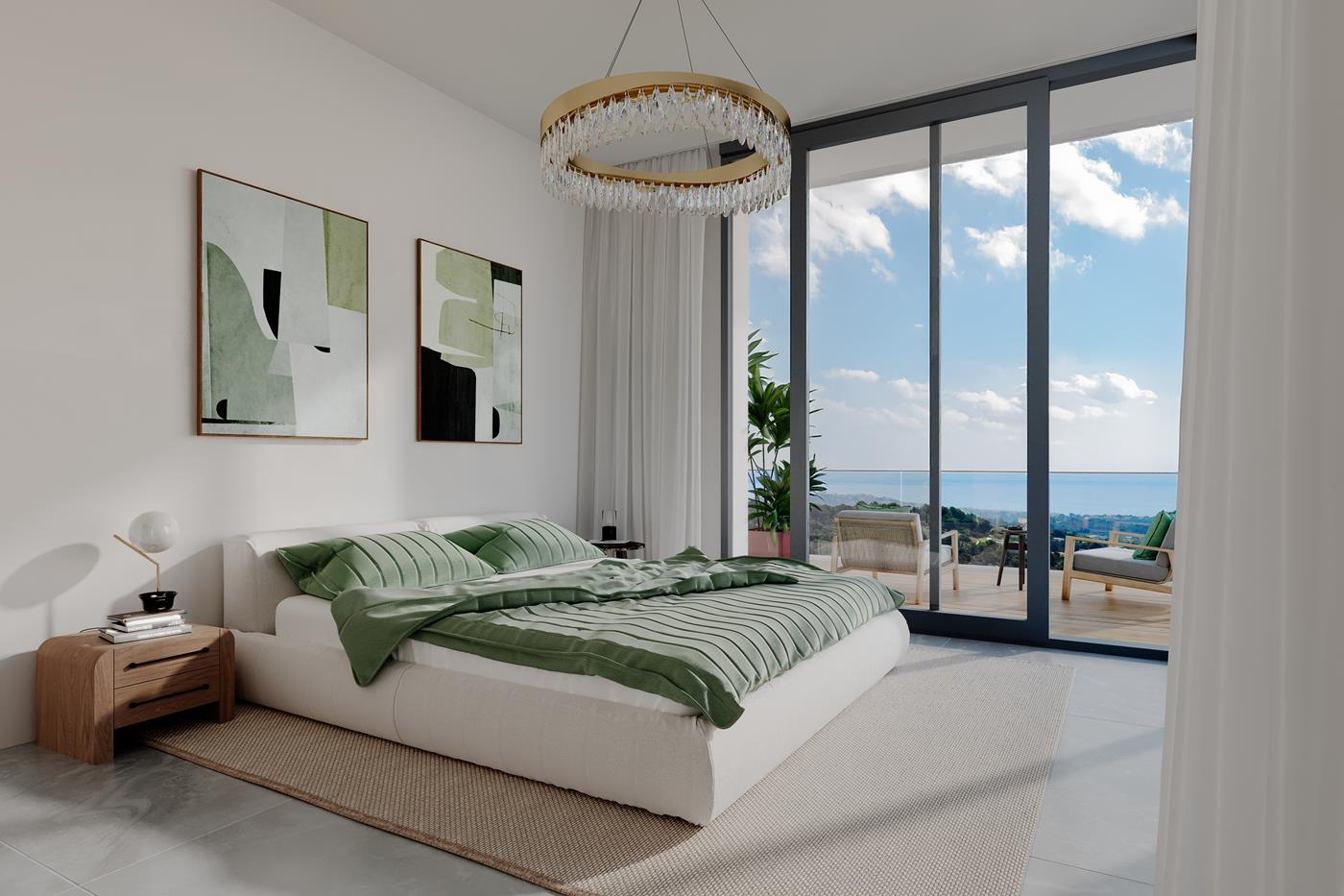 Neue Villen in La Nucía mit Blick auf das Meer und die Berge!