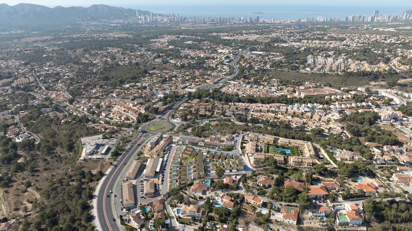 Neue Villen in La Nucía mit Blick auf das Meer und die Berge!
