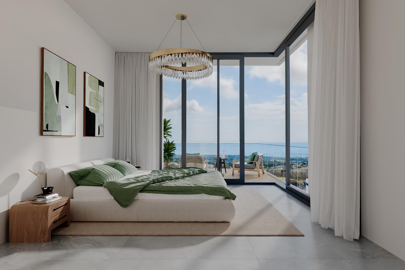 Neue Villen in La Nucía mit Blick auf das Meer und die Berge!