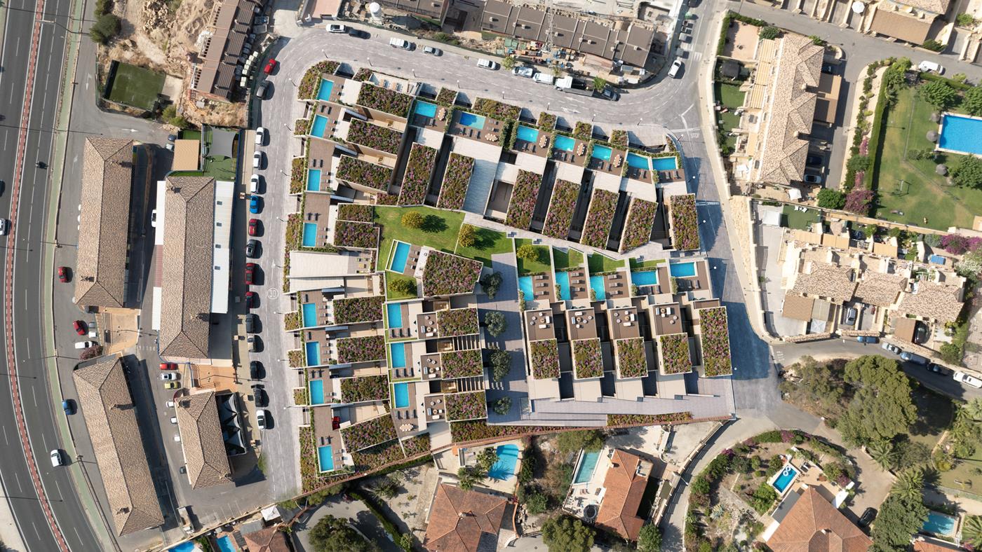 Neue Villen in La Nucía mit Blick auf das Meer und die Berge!