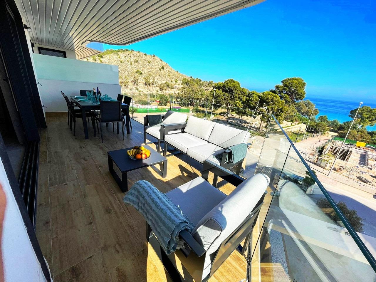 Apartamentos a orillas del mar Mediterráneo 