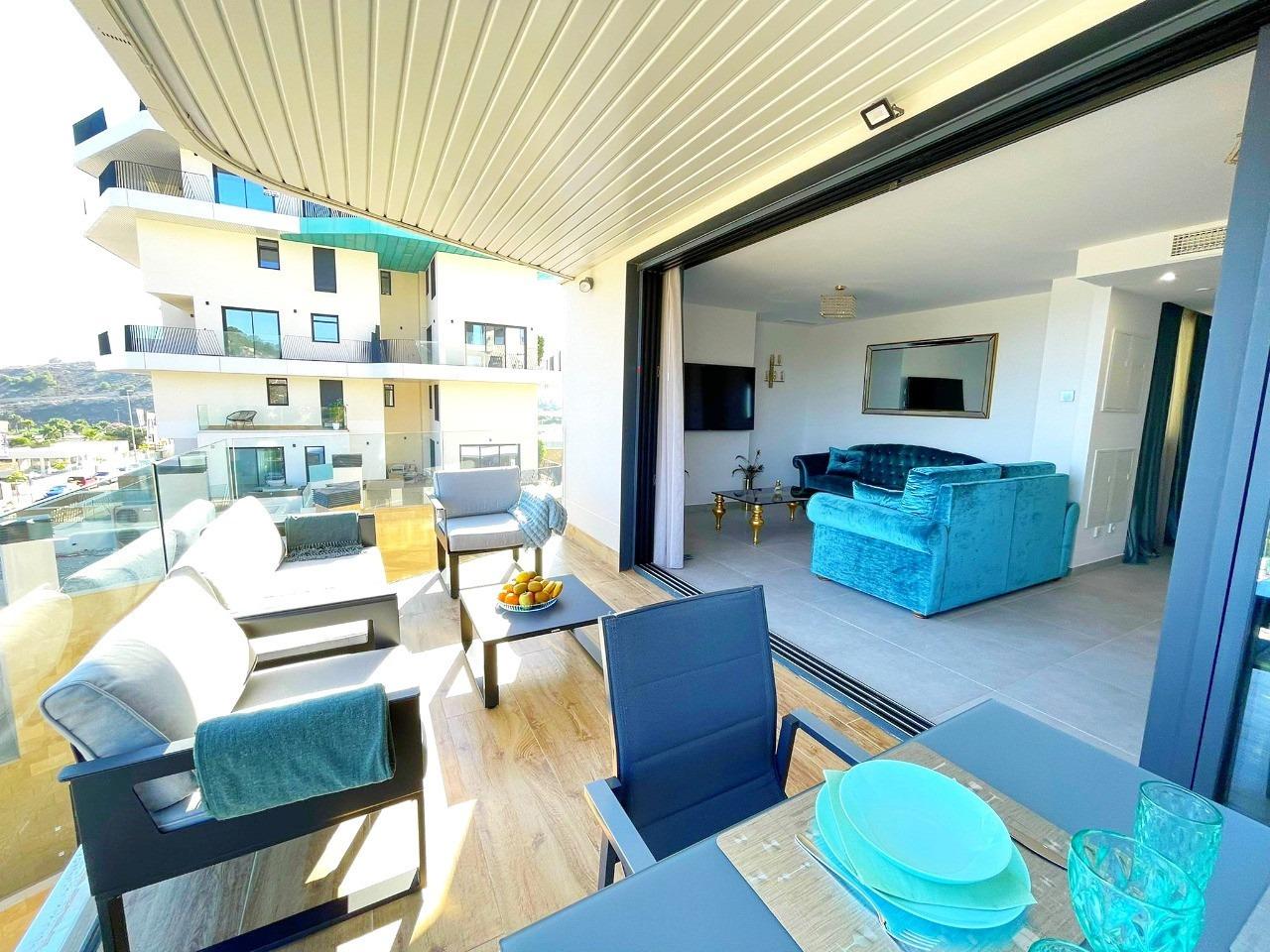Apartamentos a orillas del mar Mediterráneo 