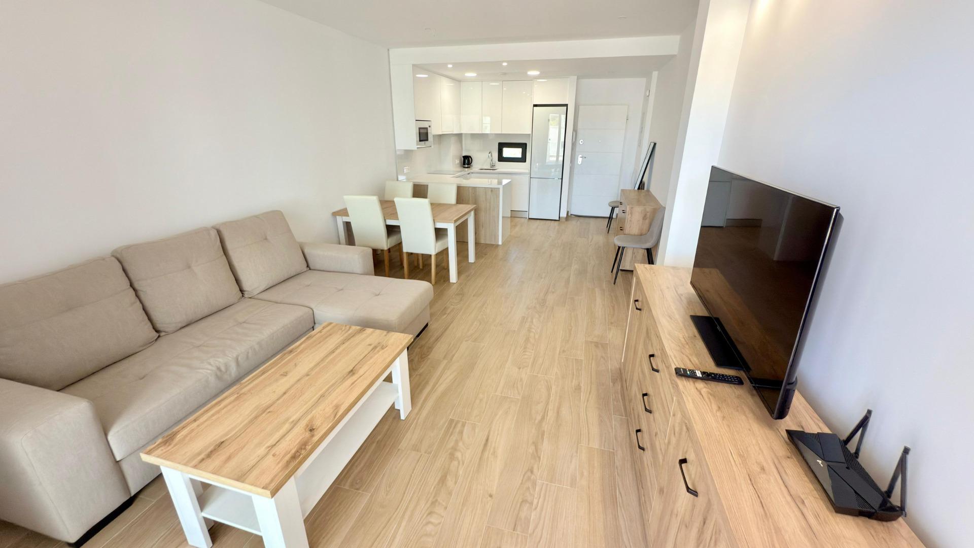 Moderne og luksuriøse bungalow med solarium i Finestrat.
