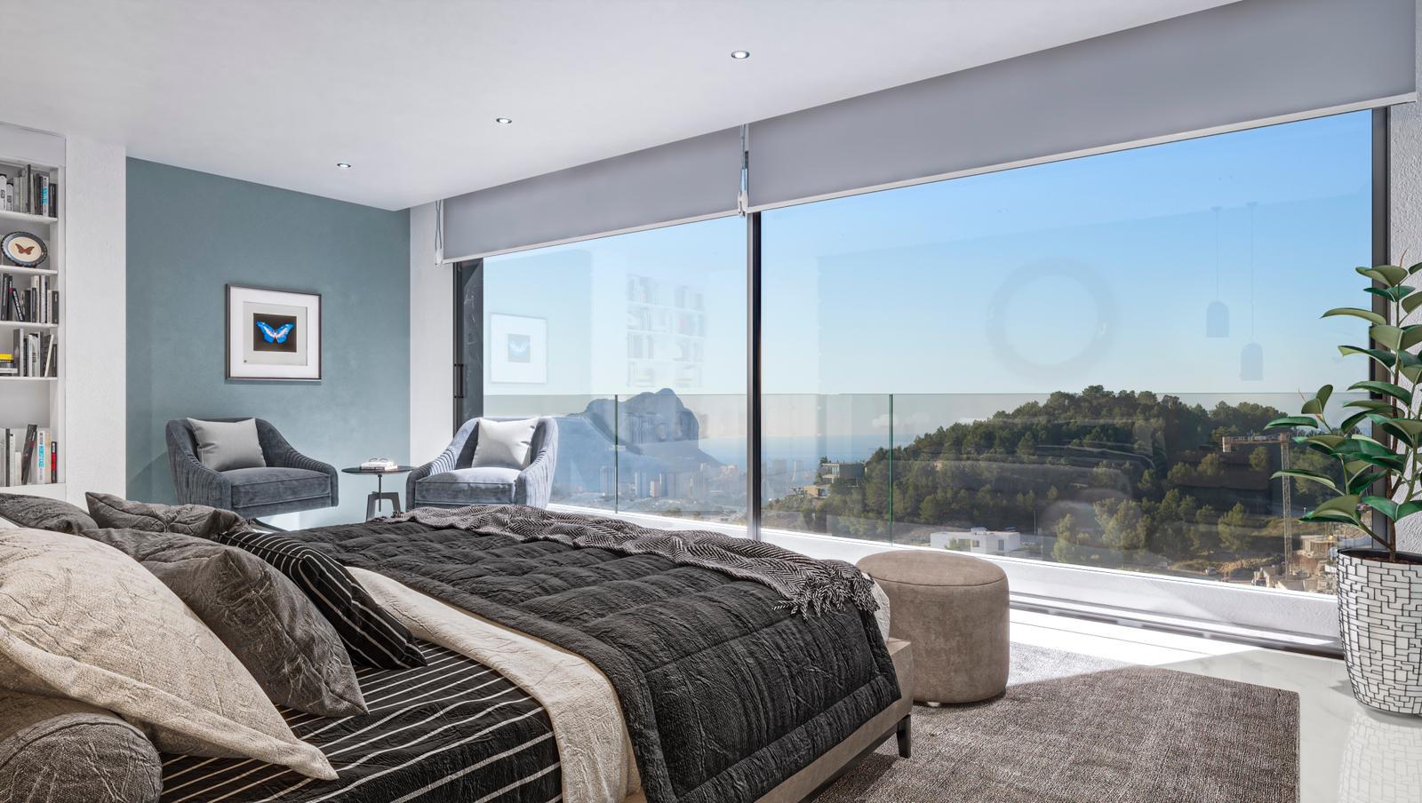 ¡Villa de estilo Moderno con vistas panorámicas al mar en Benissa!