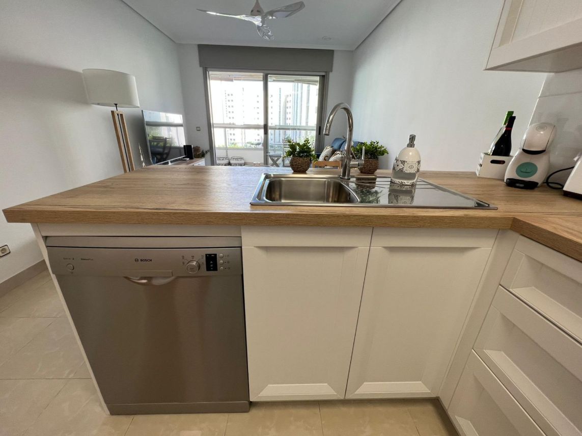  Impresionante apartamento Cala Villajoyosa urb. Coruña con garaje