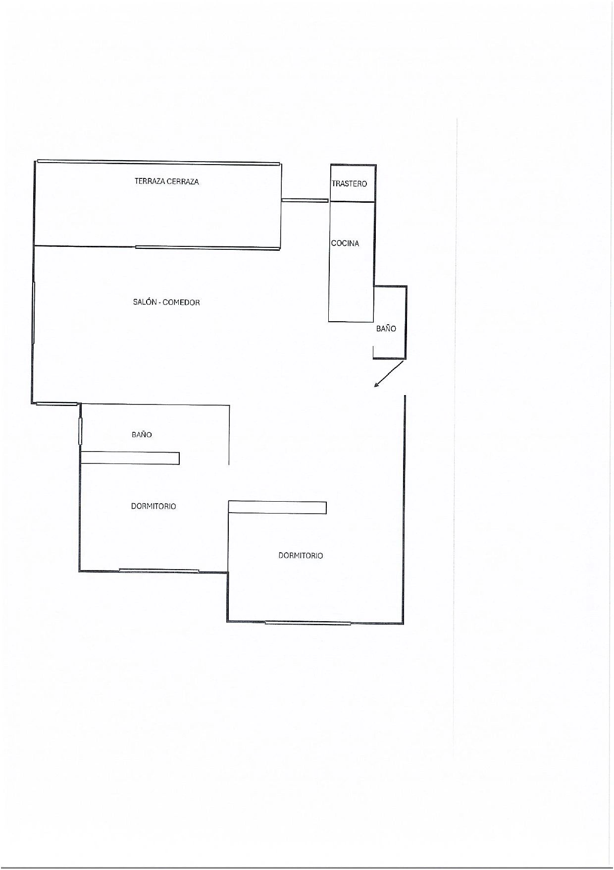 Apartamento en venta de 2 habitaciones y 2 baños con piscina comunitaria.