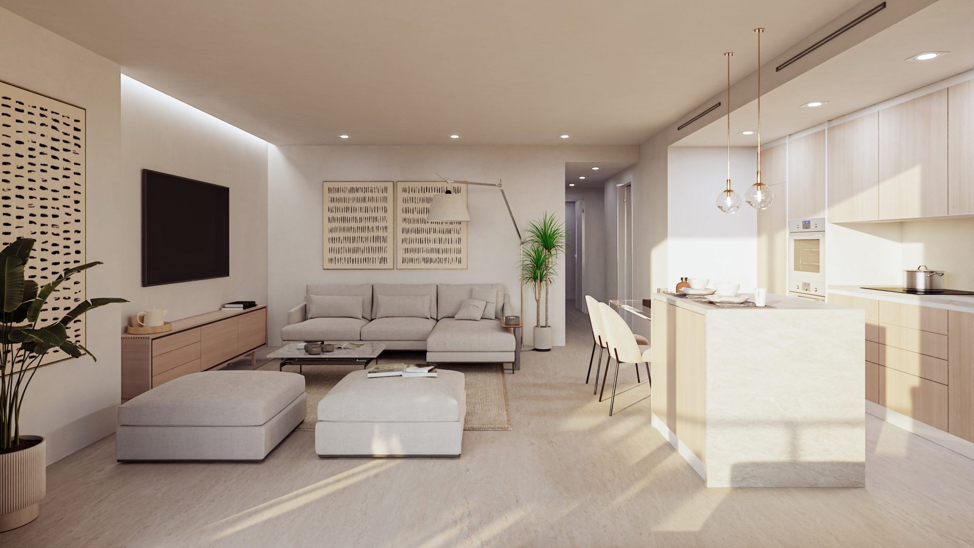 Apartamenty w nowej zabudowie w Sierra Cortina w Finestrat.