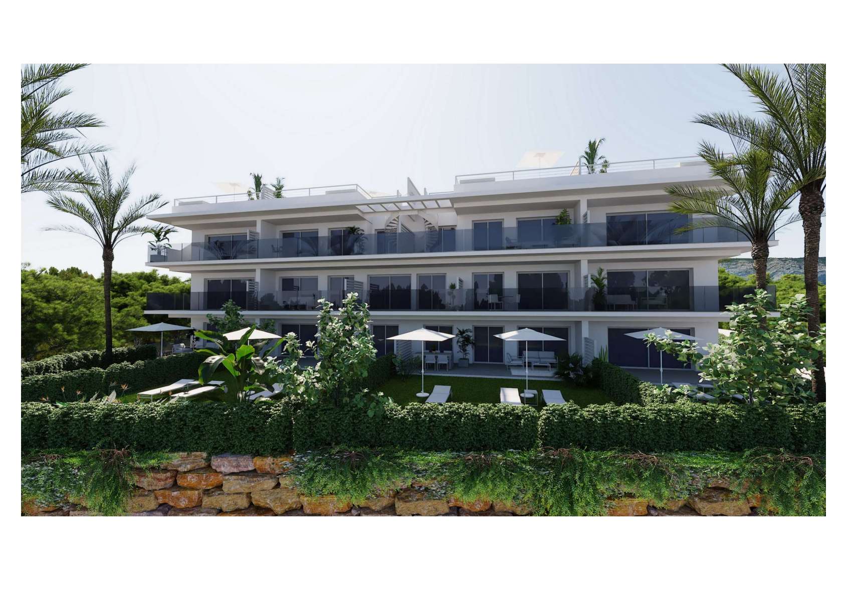 Apartamenty w nowej zabudowie w Sierra Cortina w Finestrat.