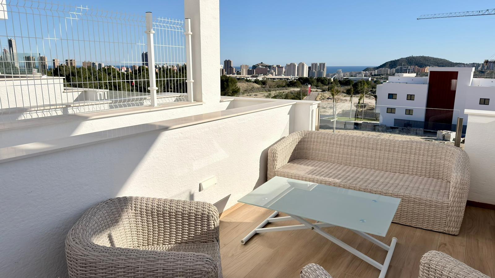 Bungalow con vistas al mar en Finestrat 