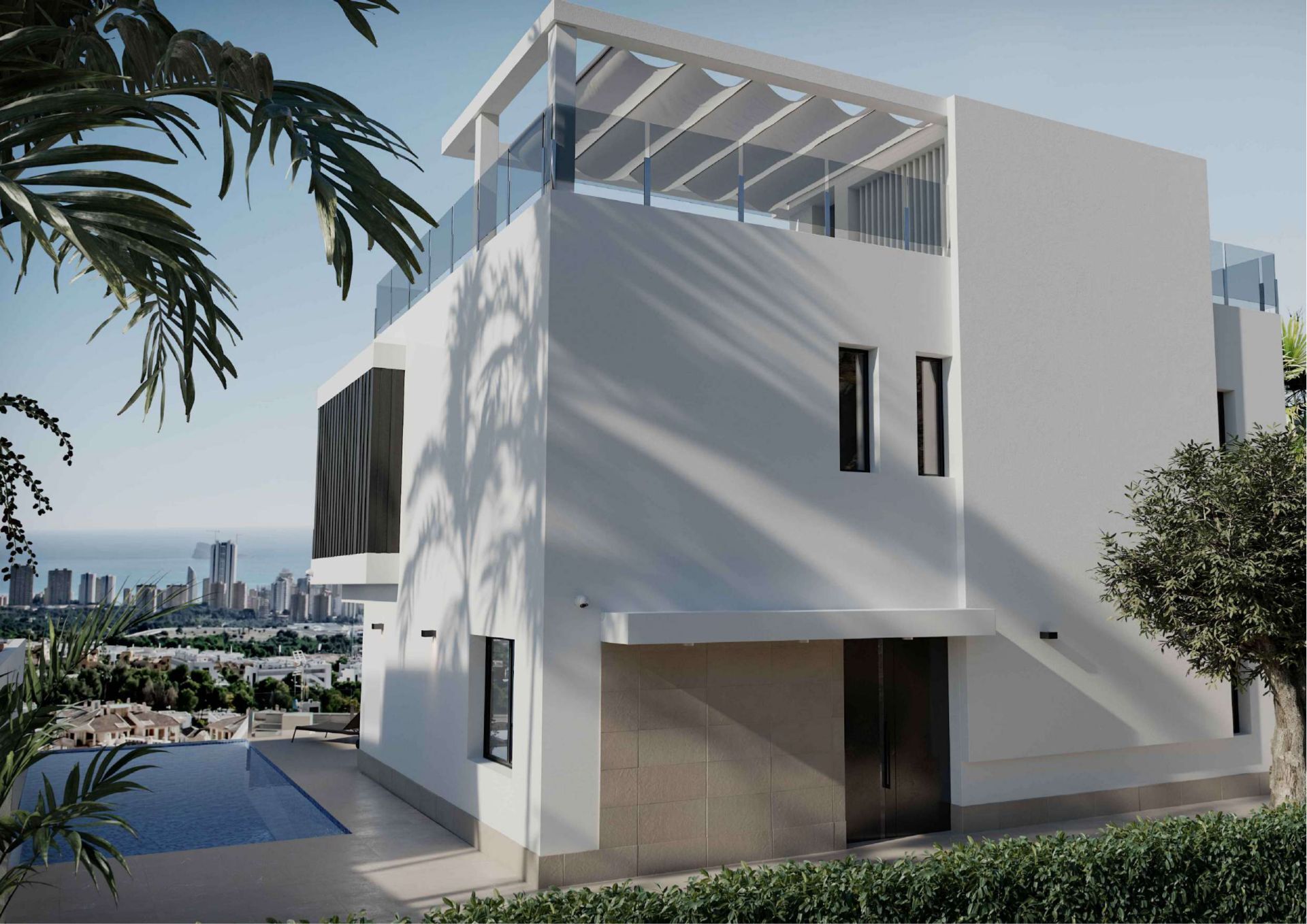 Villa Viena en urbanización Sierra Cortina de Finestrat.