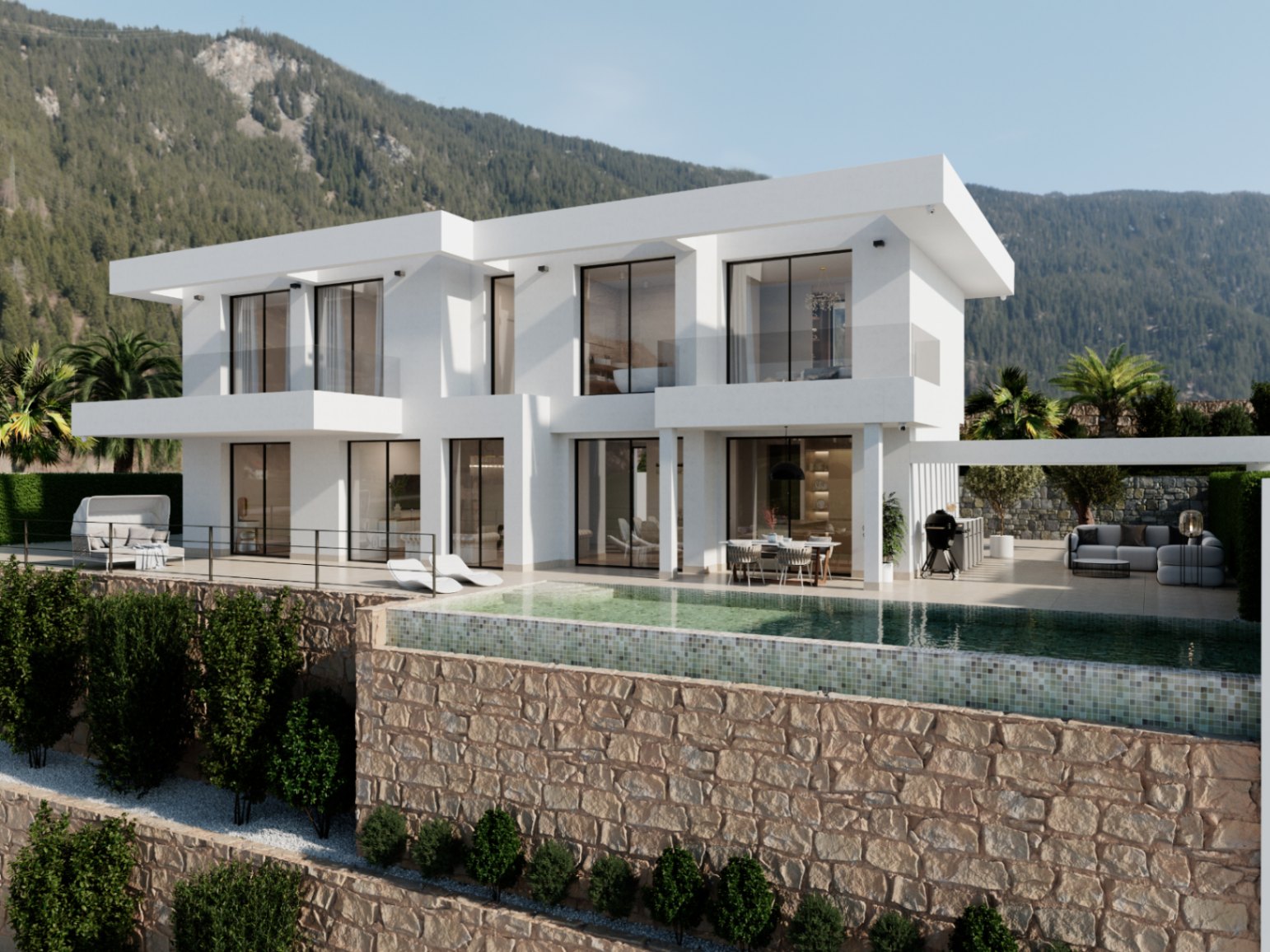 Villa Viena en urbanización Sierra Cortina de Finestrat.