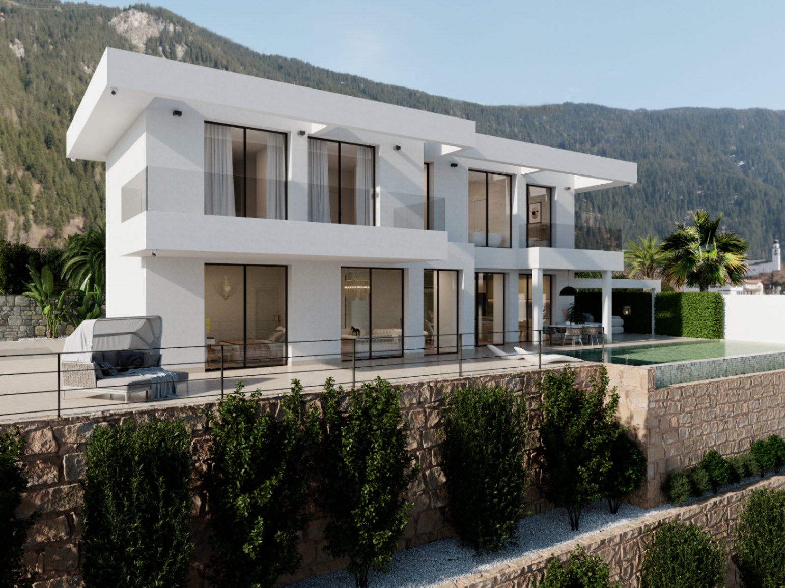 Villa Viena en urbanización Sierra Cortina de Finestrat.