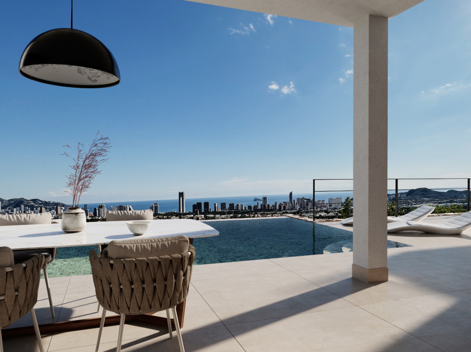 Villa Viena en urbanización Sierra Cortina de Finestrat.