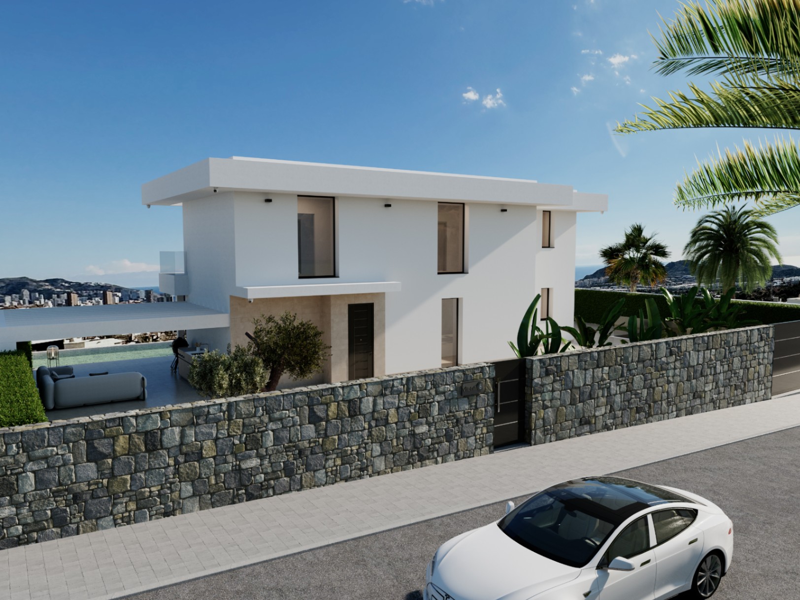 Villa Viena en urbanización Sierra Cortina de Finestrat.