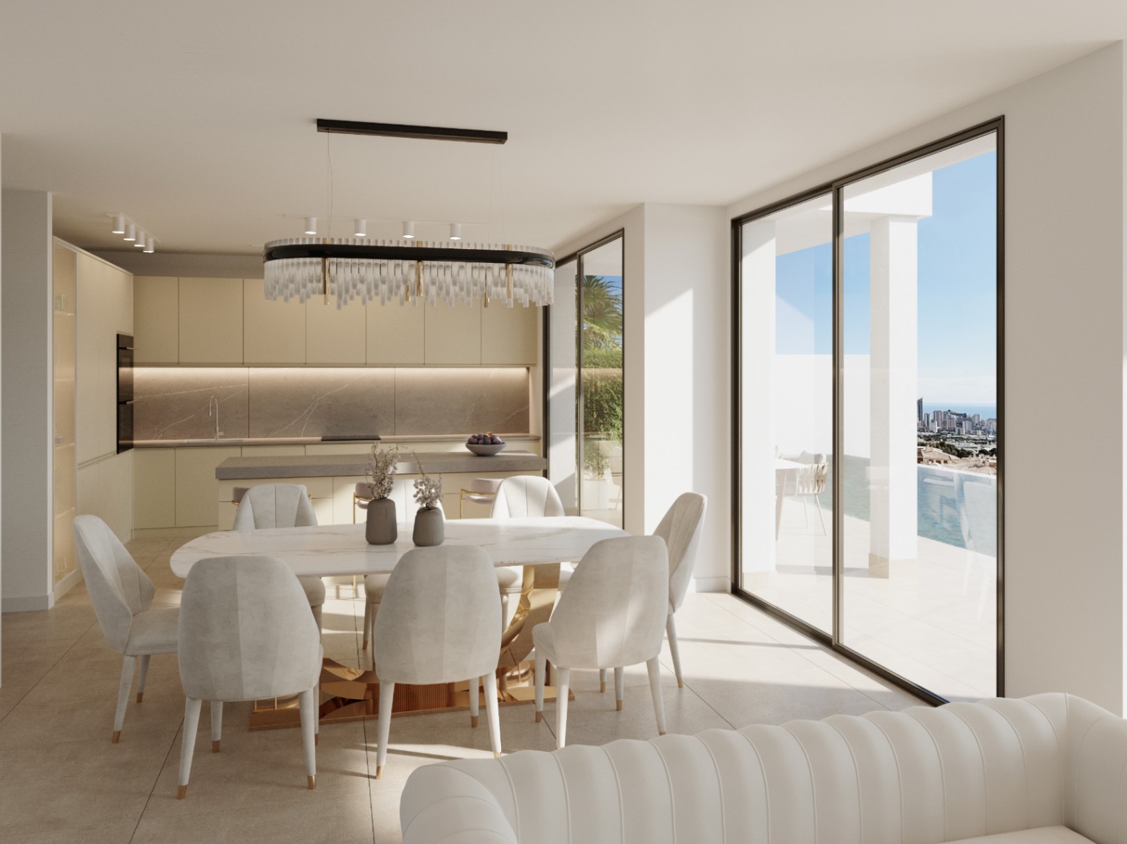 Villa Viena en urbanización Sierra Cortina de Finestrat.