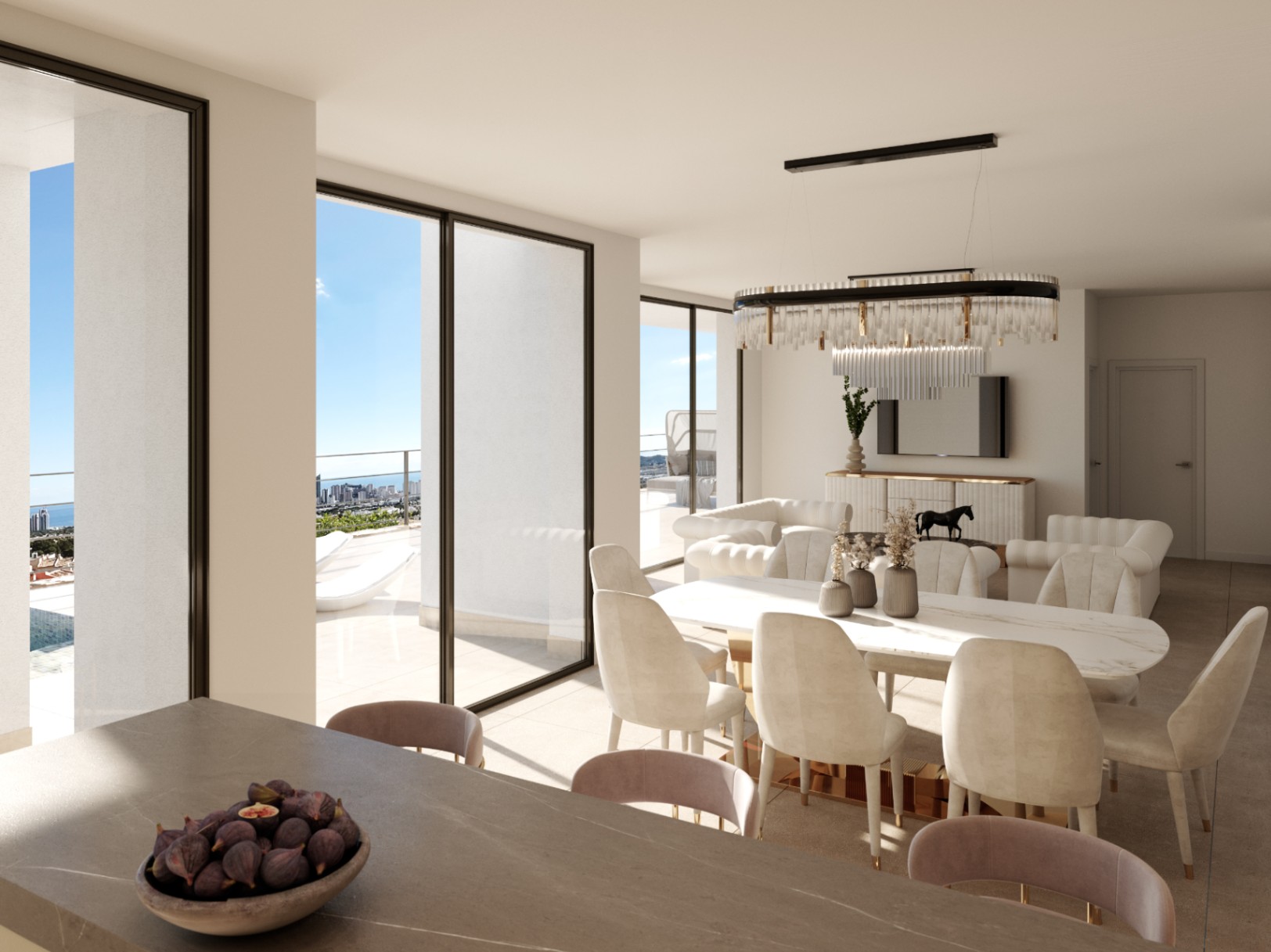 Villa Viena en urbanización Sierra Cortina de Finestrat.