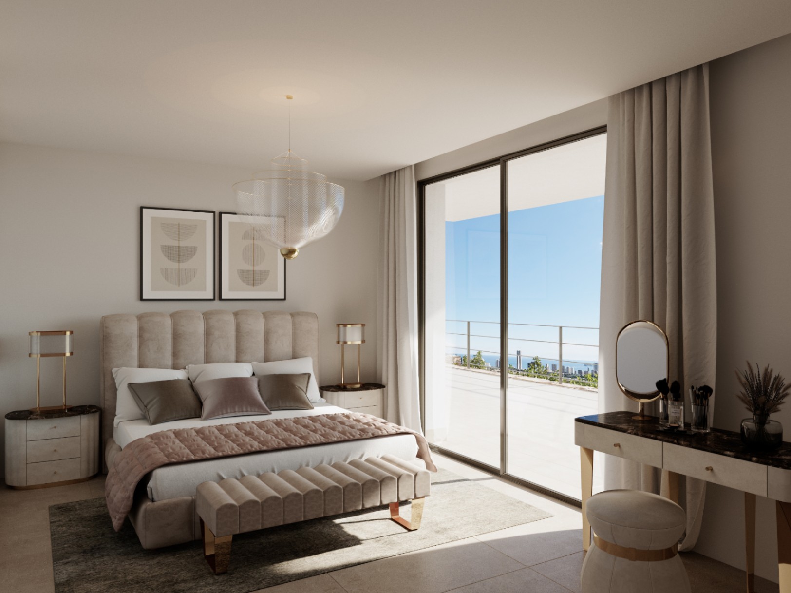 Villa Viena en urbanización Sierra Cortina de Finestrat.