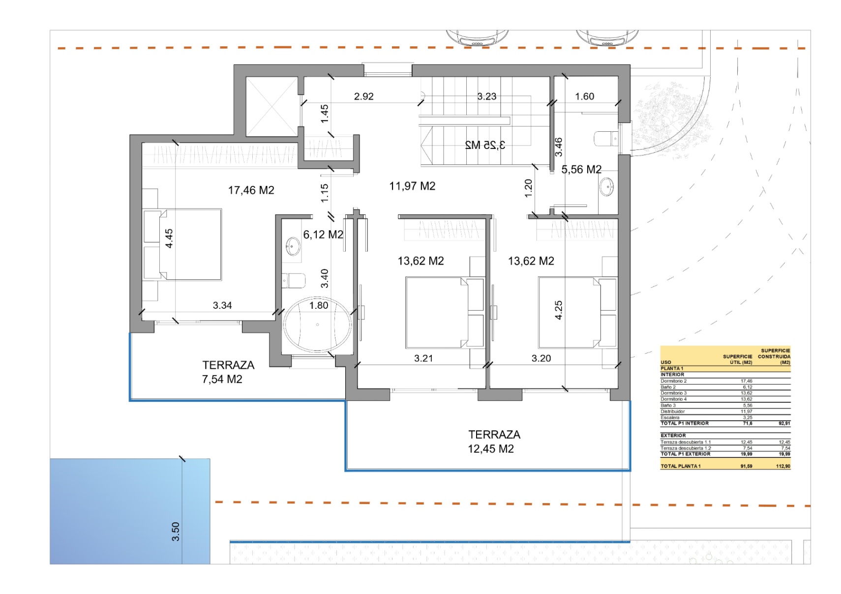 Villa Viena en urbanización Sierra Cortina de Finestrat.