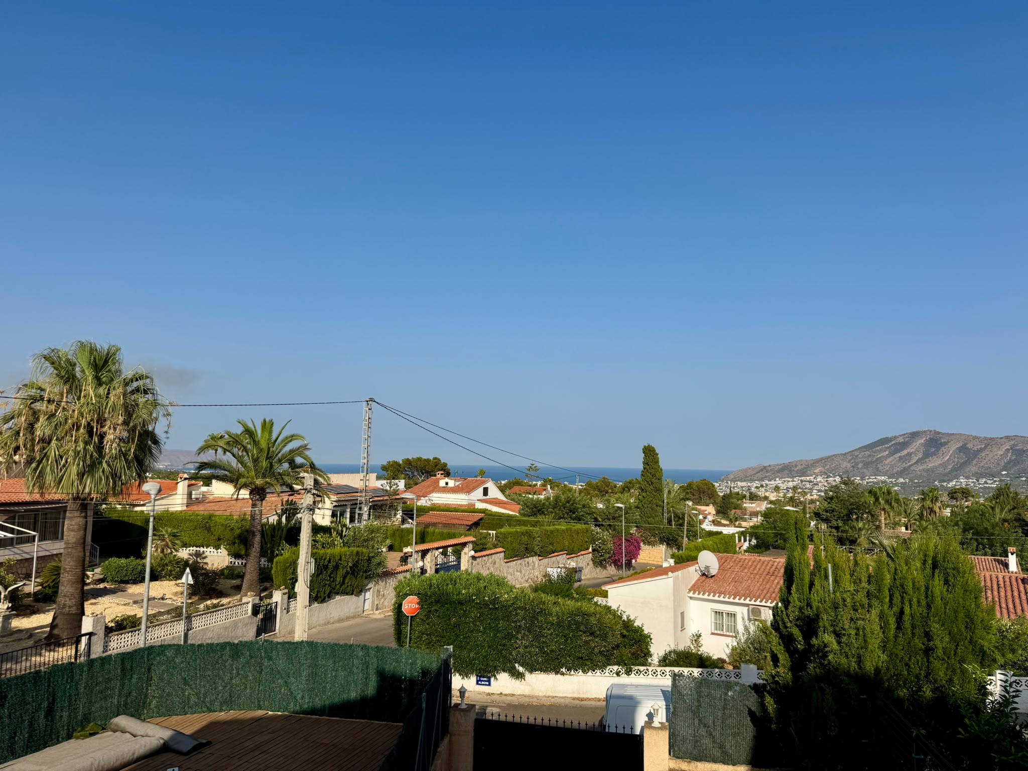 Villa in La Nucía met uitzicht op zee en bergen!