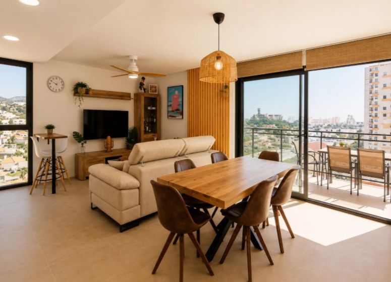  Apartamento en Calpe con vistas al mar