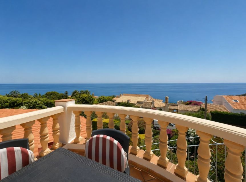 Villa con vistas al mar Mediterráneo en Balcón al Mar, Jávea