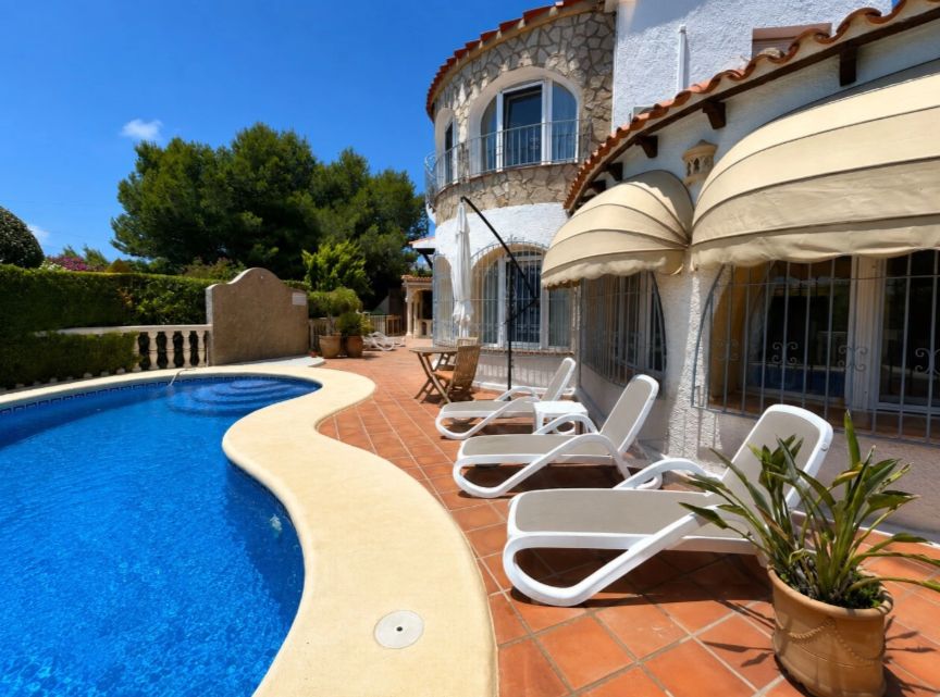 Villa con vistas al mar Mediterráneo en Balcón al Mar, Jávea