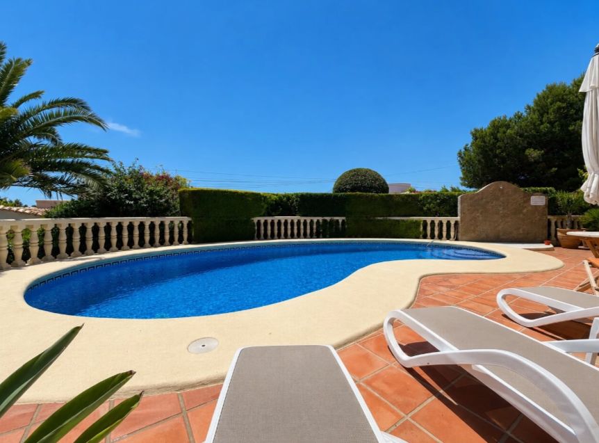 Villa con vistas al mar Mediterráneo en Balcón al Mar, Jávea