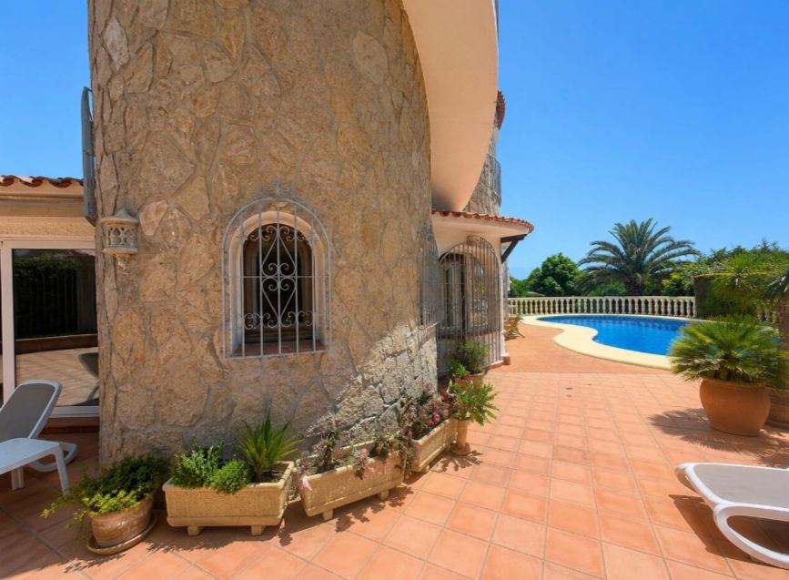 Villa con vistas al mar Mediterráneo en Balcón al Mar, Jávea