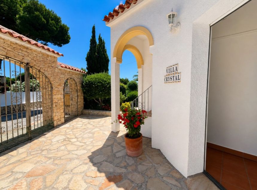 Villa con vistas al mar Mediterráneo en Balcón al Mar, Jávea