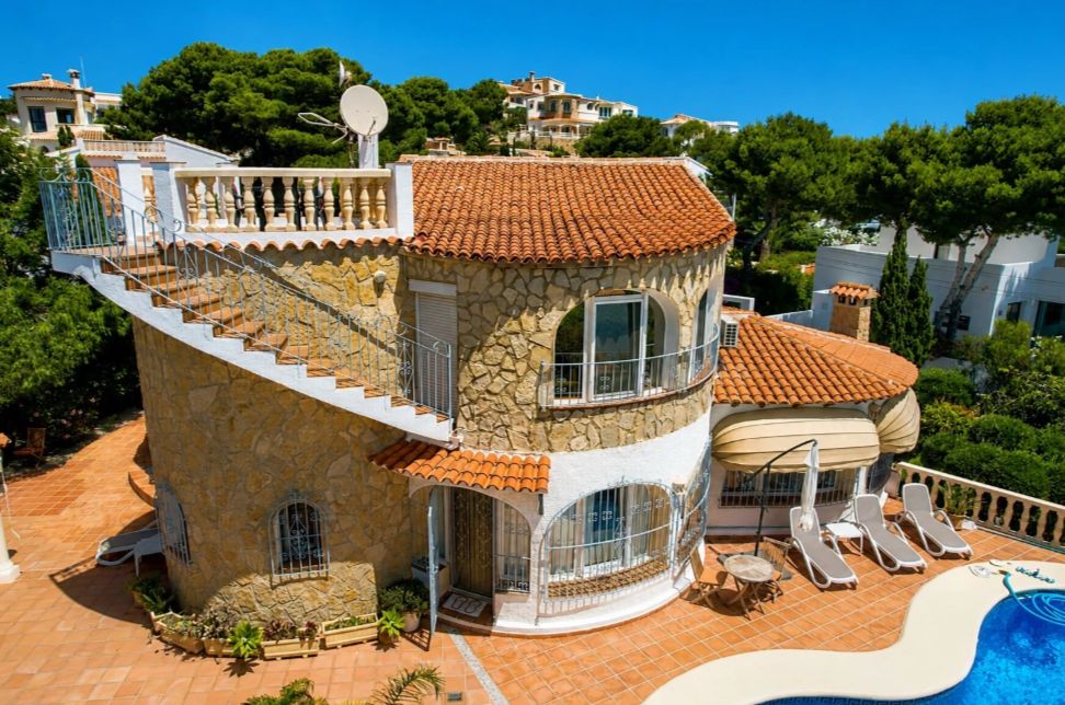 Villa con vistas al mar Mediterráneo en Balcón al Mar, Jávea