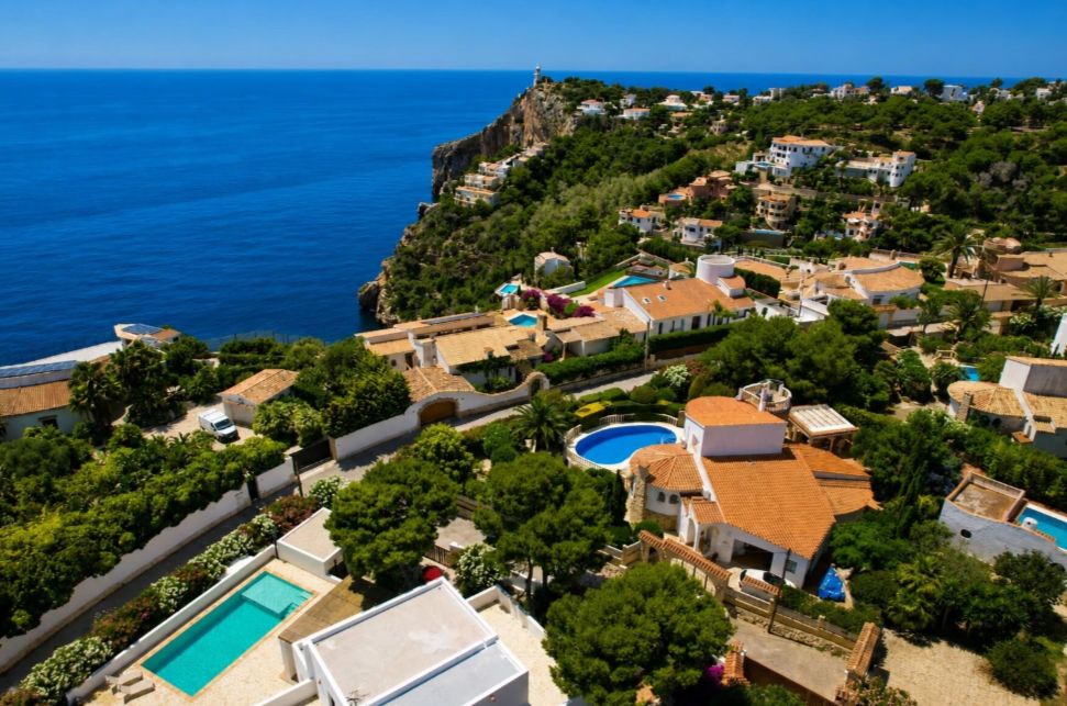 Villa con vistas al mar Mediterráneo en Balcón al Mar, Jávea