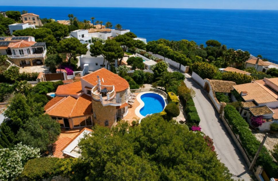 Villa con vistas al mar Mediterráneo en Balcón al Mar, Jávea