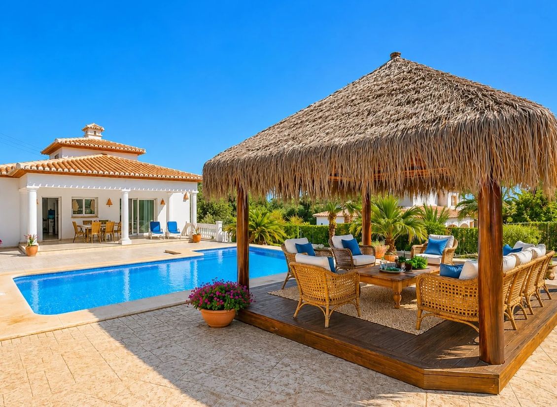 Villa con casa de invitados y piscina privada en Jávea