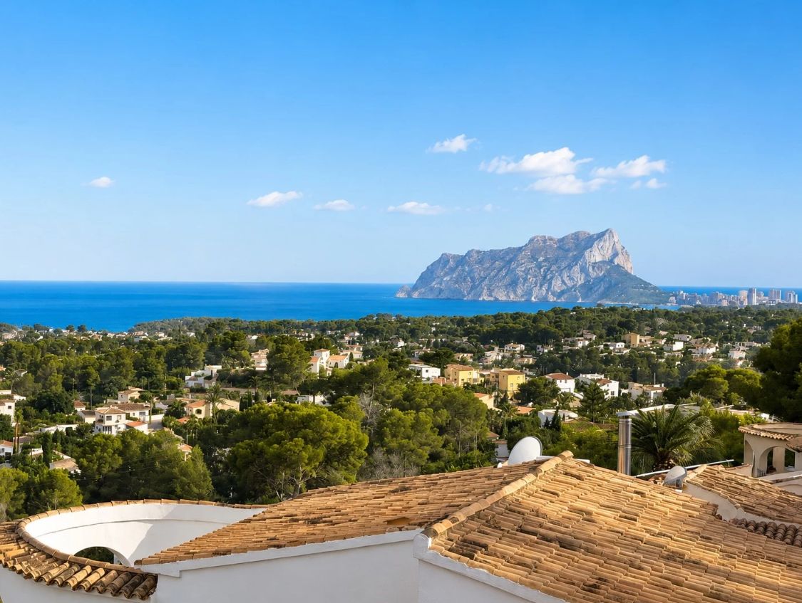 Villa con vistas panorámicas al mar, Benissa
