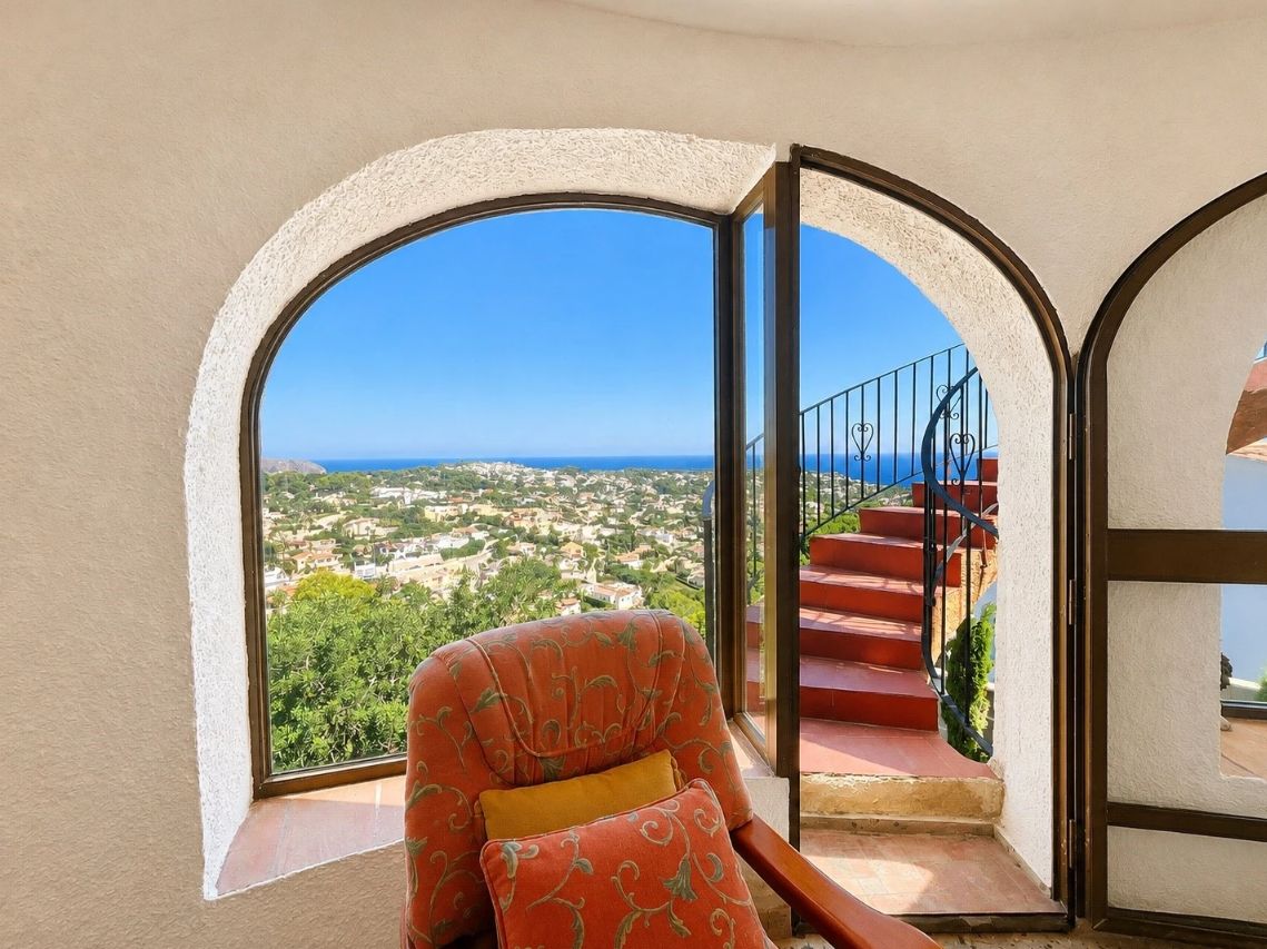 Villa con vistas panorámicas al mar, Benissa
