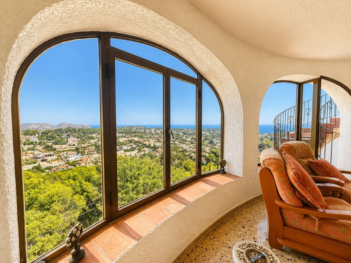 Villa con vistas panorámicas al mar, Benissa