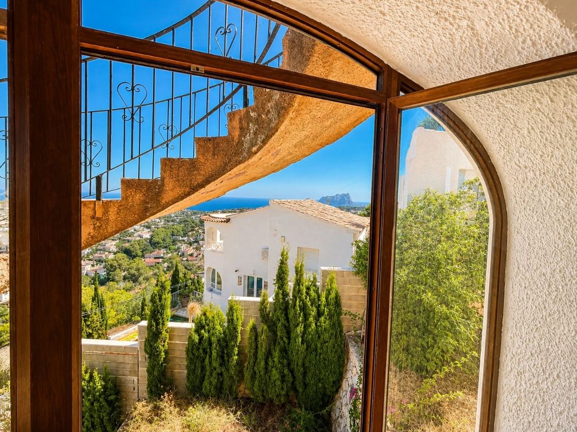 Villa con vistas panorámicas al mar, Benissa
