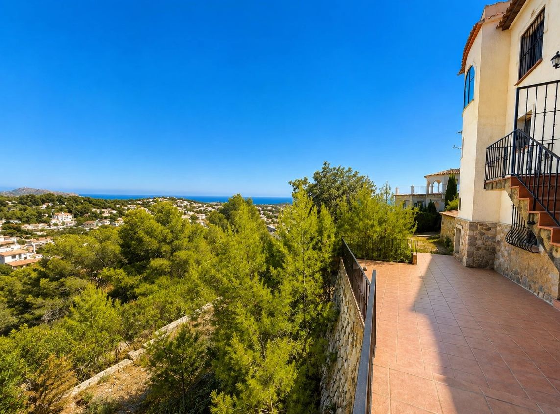 Villa con vistas panorámicas al mar, Benissa