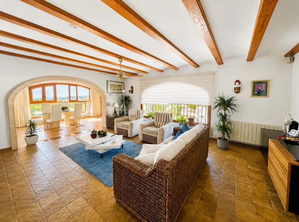 Villa con vistas al mar, en San Jaime, Benissa