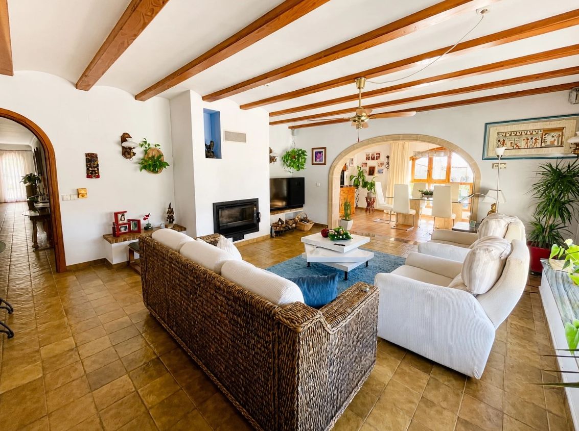 Villa con vistas al mar, en San Jaime, Benissa