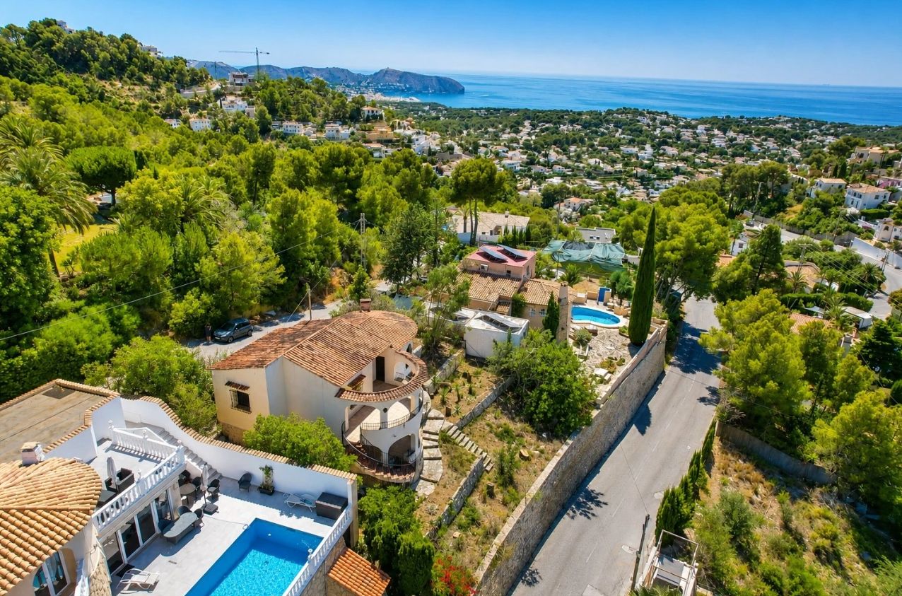 Villa con vistas al mar en Benissa