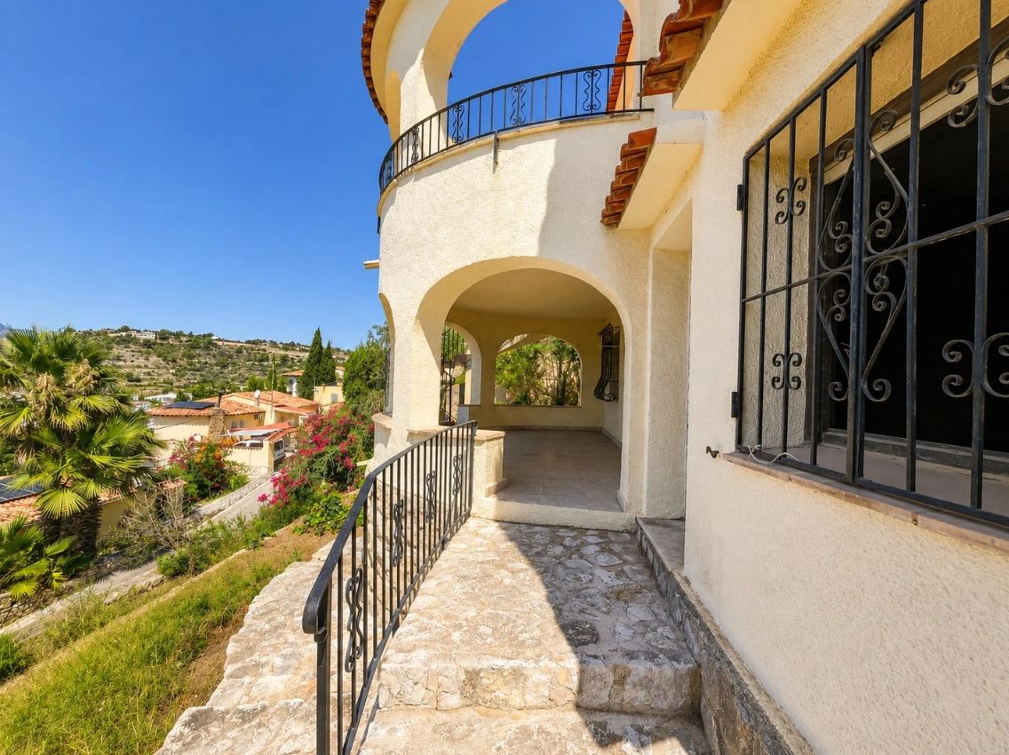 Villa con vistas al mar en Benissa