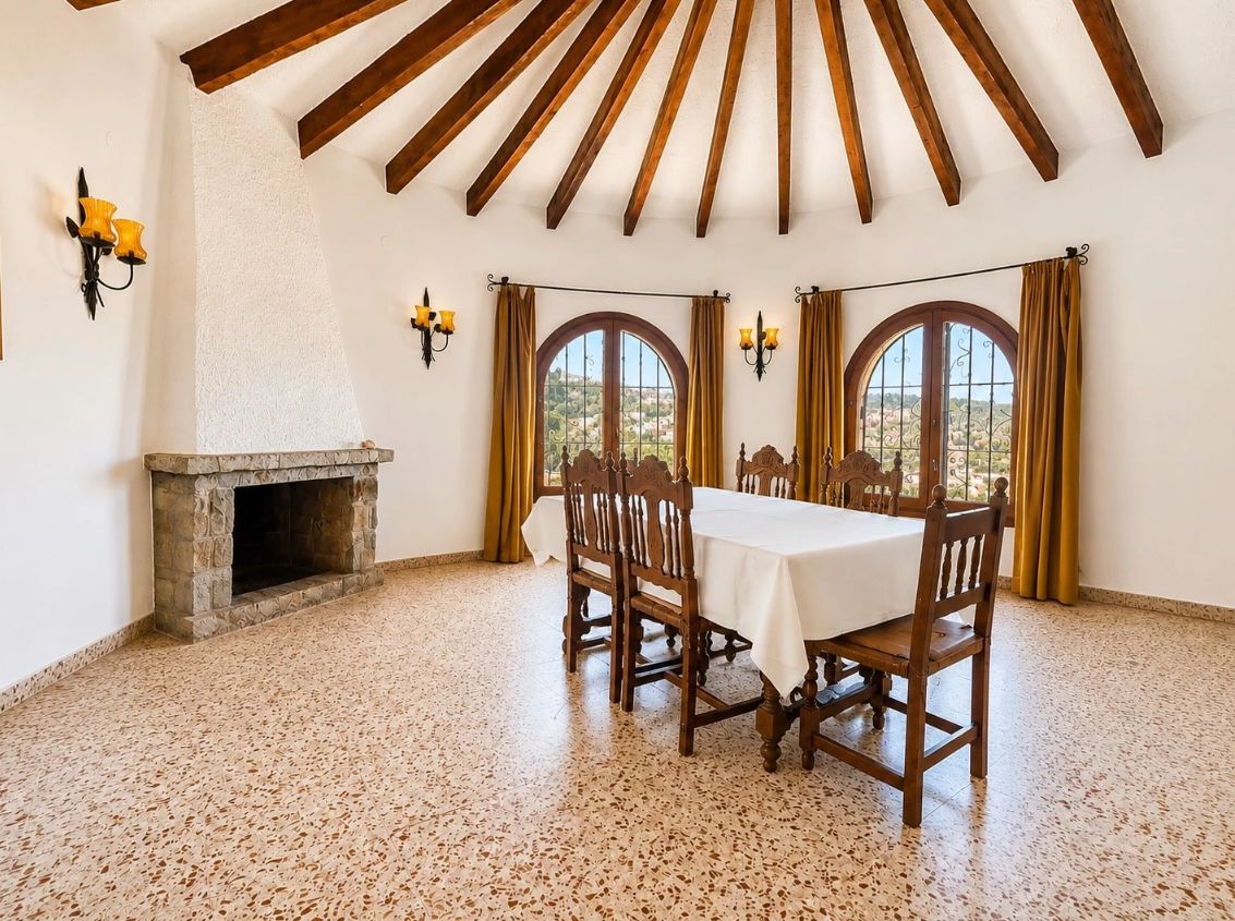 Villa con vistas al mar en Benissa