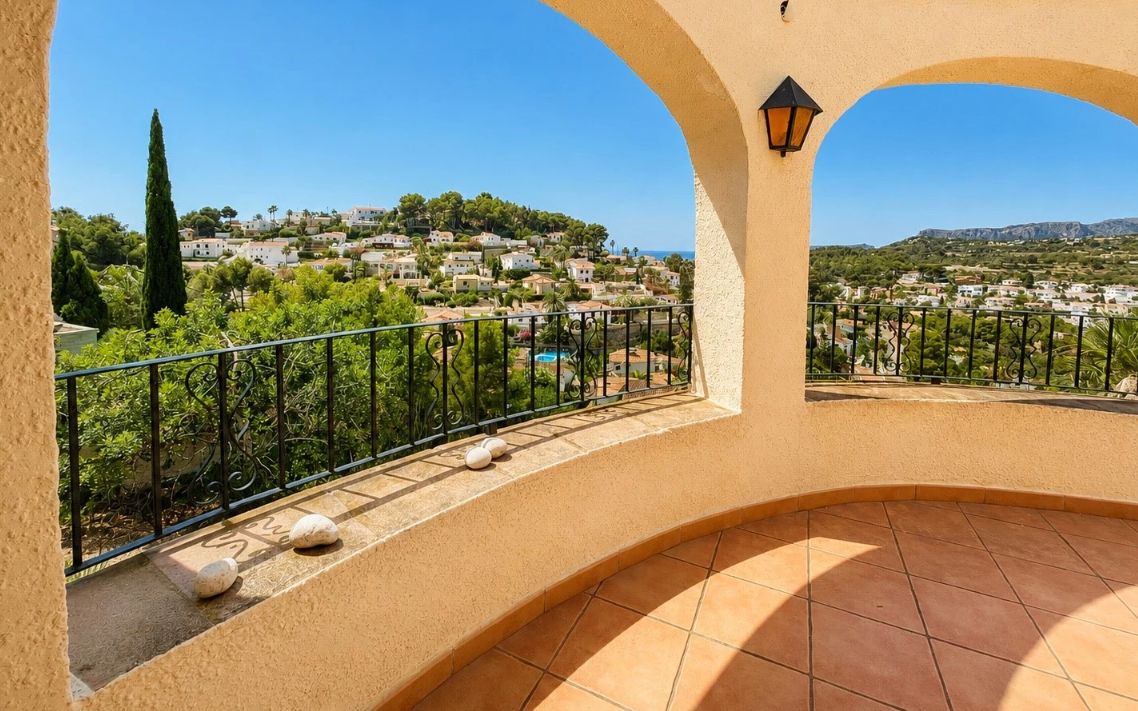 Villa con vistas al mar en Benissa
