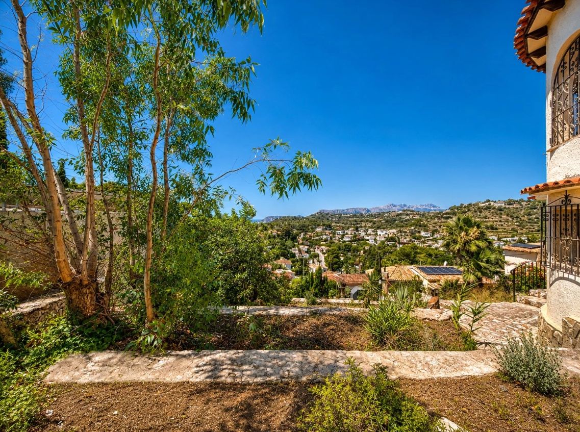Villa con vistas al mar en Benissa