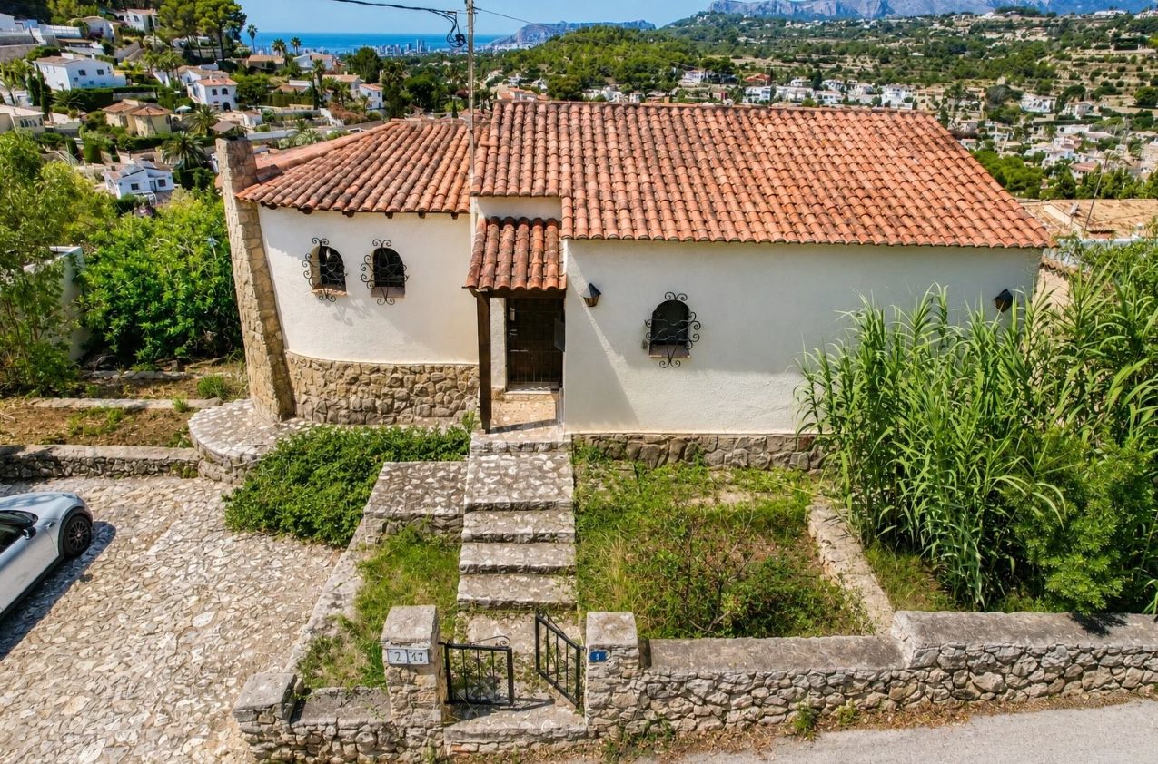 Villa con vistas al mar en Benissa