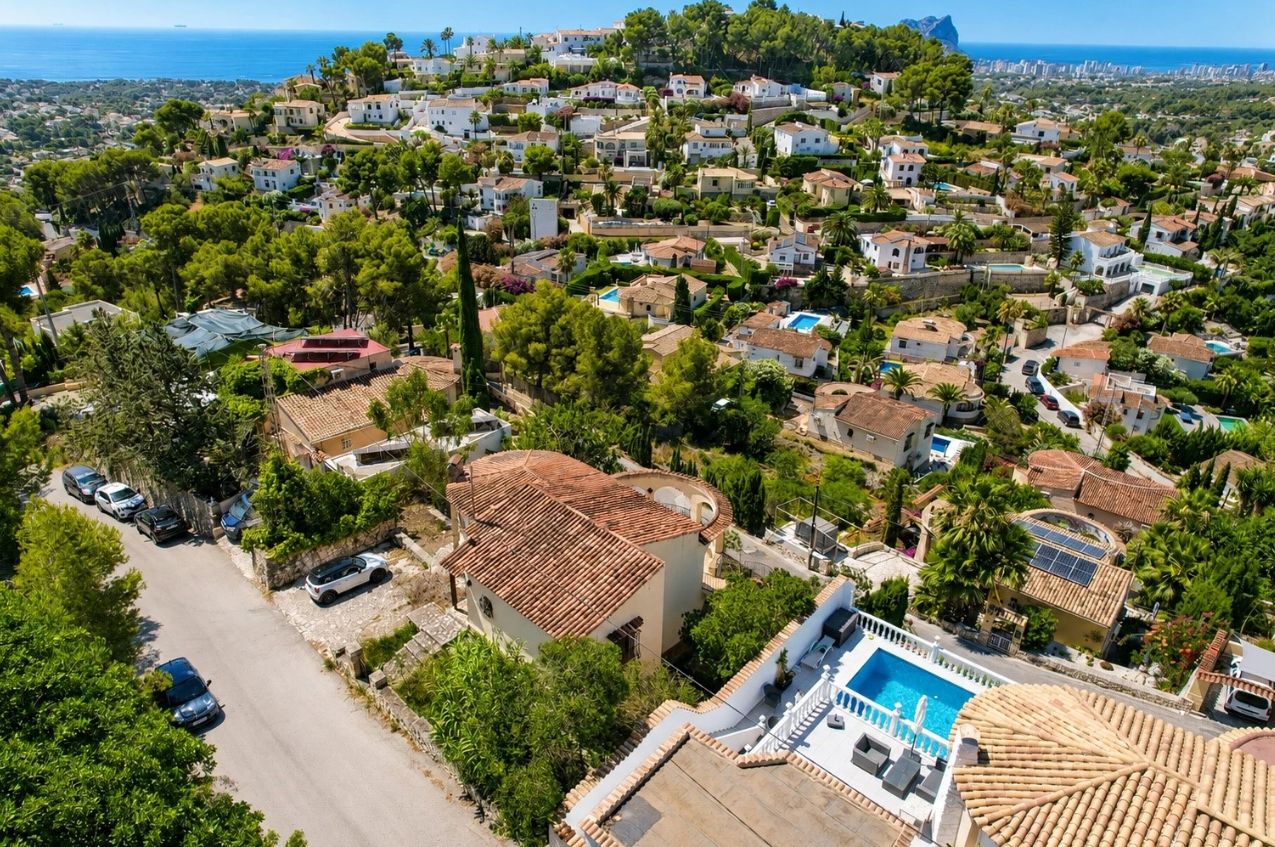 Villa con vistas al mar en Benissa